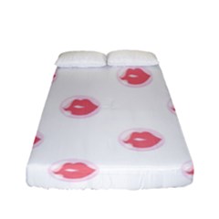 Lips Bubblegum Pattern Fitted Sheet (full/ Double Size)