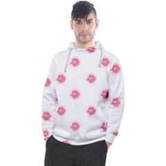 Lips Bubblegum Pattern Men s Pullover Hoodie by Littlebird