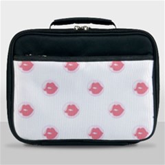 Lips Bubblegum Pattern Lunch Bag by Littlebird