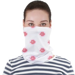 Lips Bubblegum Pattern Face Seamless Bandana (adult) by Littlebird