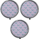 Narwales Stars  Pattern Pink Mini Round Pill Box (Pack of 3) View1