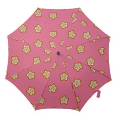 Cookies Pattern Pink Hook Handle Umbrellas (small) by Littlebird