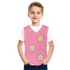 Cookies Pattern Pink Kids  Basketball Tank Top by Littlebird