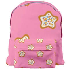 Cookies Pattern Pink Giant Full Print Backpack by Littlebird