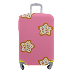 Cookies Pattern Pink Luggage Cover (small) by Littlebird