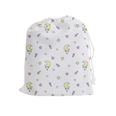 Magic Pattern  Drawstring Pouch (xl) by Littlebird