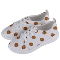 Pine Cones White Women s Lightweight Sports Shoes by Littlebird