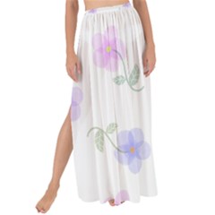 Flowers Pattern Maxi Chiffon Tie-up Sarong