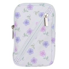 Flowers Pattern Belt Pouch Bag (small)