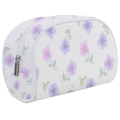 Flowers Pattern Make Up Case (medium)