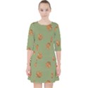 Pine cones green Pocket Dress View1