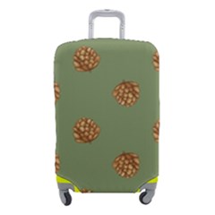 Pine Cones Green Luggage Cover (small)