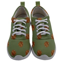 Pine Cones Green Mens Athletic Shoes