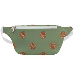 Pine Cones Green Waist Bag 