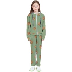 Pine Cones Green Kids  Tracksuit