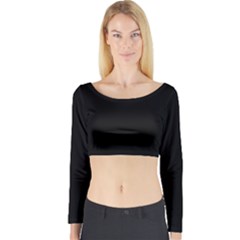 S1e1mercedes Long Sleeve Crop Top