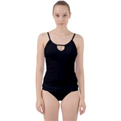 S1e1mercedes Cut Out Top Tankini Set