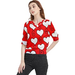 S1e1sue Quarter Sleeve Blouse