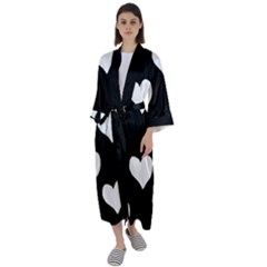 S1e1sue2 S1e1mercedes Maxi Satin Kimono by SomethingForEveryone