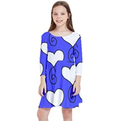 S1e1sue3 Kids  Quarter Sleeve Skater Dress by SomethingForEveryone