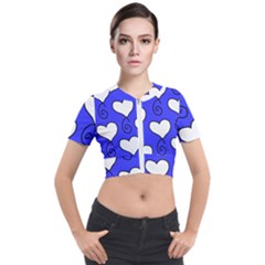 S1e1sue3 Short Sleeve Cropped Jacket by SomethingForEveryone