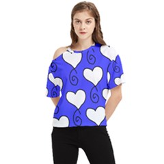 S1e1sue3 One Shoulder Cut Out Tee by SomethingForEveryone