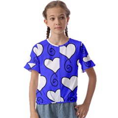 S1e1sue3 Kids  Cuff Sleeve Scrunch Bottom Tee