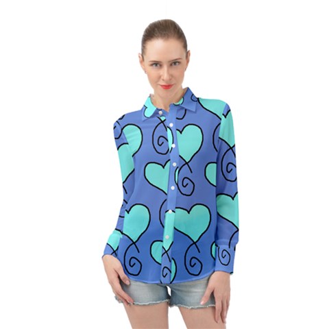 S10 Long Sleeve Chiffon Shirt by SomethingForEveryone