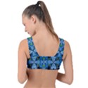 Rare Excotic Blue Flowers In The Forest Of Calm And Peace Front Tie Bikini Top View2