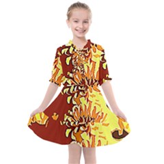 Sunflowers Kids  All Frills Chiffon Dress by 3cl3ctix