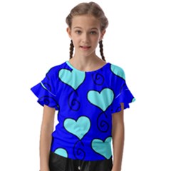 S11 Kids  Cut Out Flutter Sleeves