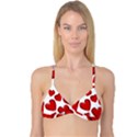 Scribbled Love Reversible Tri Bikini Top View1