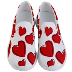 Scribbled Love Men s Lightweight Slip Ons by SomethingForEveryone