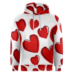 Scribbled Love Men s Overhead Hoodie by SomethingForEveryone