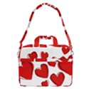 Scribbled Love MacBook Pro Shoulder Laptop Bag (Large) View2