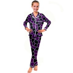 S1e1tina Kid s Satin Long Sleeve Pajamas Set by SomethingForEveryone