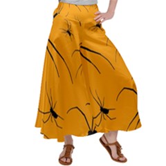 Scary Long Leg Spiders Satin Palazzo Pants by SomethingForEveryone