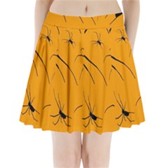 Scary Long Leg Spiders Pleated Mini Skirt by SomethingForEveryone