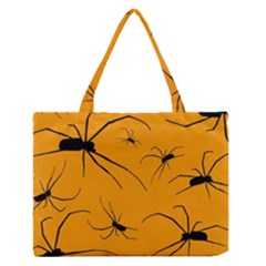 Scary Long Leg Spiders Zipper Medium Tote Bag by SomethingForEveryone