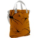 Scary Long Leg Spiders Canvas Messenger Bag View2