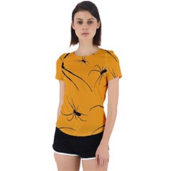 Scary Long Leg Spiders Back Cut Out Sport Tee by SomethingForEveryone