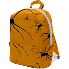 Scary Long Leg Spiders Zip Up Backpack by SomethingForEveryone