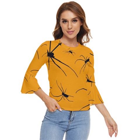 Scary Long Leg Spiders Bell Sleeve Top by SomethingForEveryone