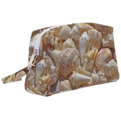 Sea-shells Bg Wristlet Pouch Bag (large) by SomethingForEveryone