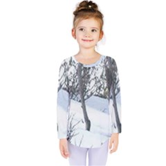 Winter Forest Kids  Long Sleeve Tee