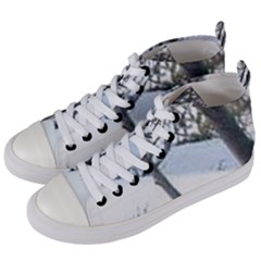 Winter Forest Women s Mid-top Canvas Sneakers