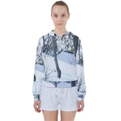 Winter Forest Women s Tie Up Sweat