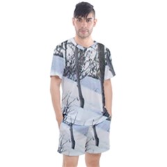 Winter Forest Men s Mesh Tee And Shorts Set