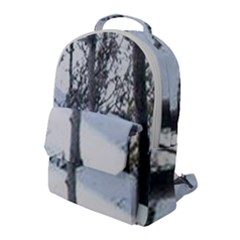 Winter Forest Flap Pocket Backpack (large)