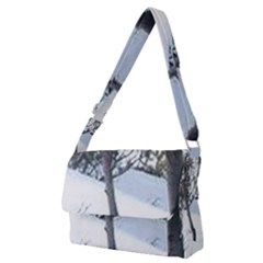 Winter Forest Full Print Messenger Bag (m)